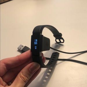 Fitbit Alta HR - Black/Stainless Steel